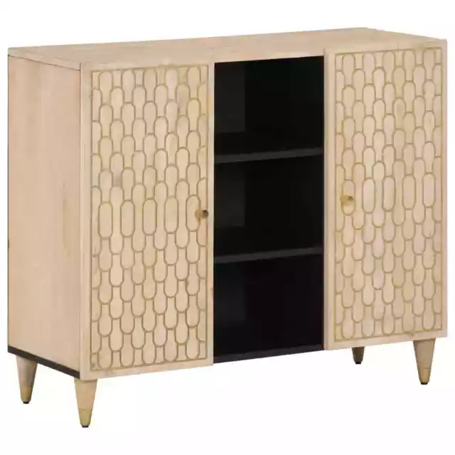 Side Cabinet Storage Buffet Cupboard Sideboard Solid Wood Mango vidaXL