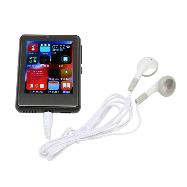 (Noir)Lecteur MP3 4 Go 5.0 Lecteur De Musique à écran Tactile