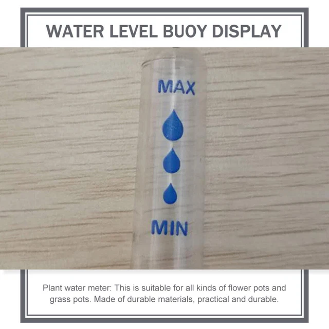 3pcs Blumentopf Professionelle Bequem Wasser Level Gauge 8