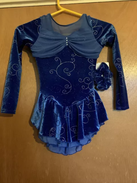 Chloe Noel DLV688 Long Sleeve Figure Ice Skating Dress Size Child’s Small