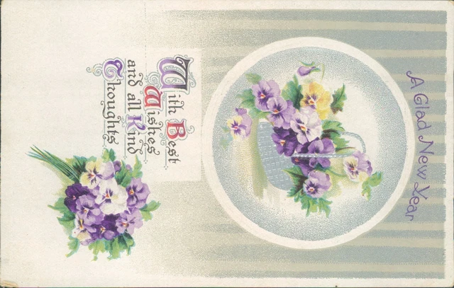 New year wishes floral BB