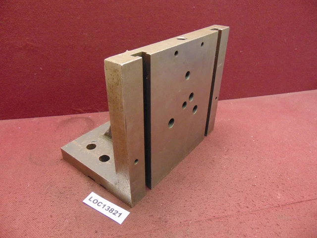 Cast Iron Angle Plate Wit T-Slots 10'' X 12'' X 8'' Loc13821