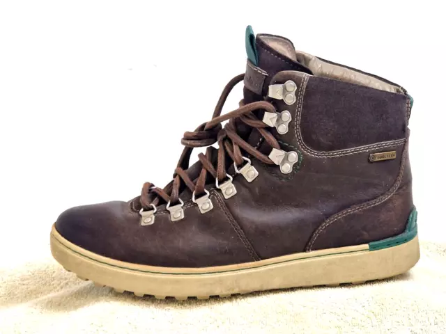 CLARKS GORE-TEX MENS Comfort Boots Leather Brown UK 8 EU 42 £32.25 ...
