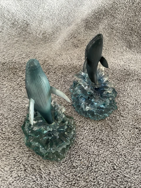 Dakin Wyland California Gray Whale #8264 & Ancient Humpback #9524