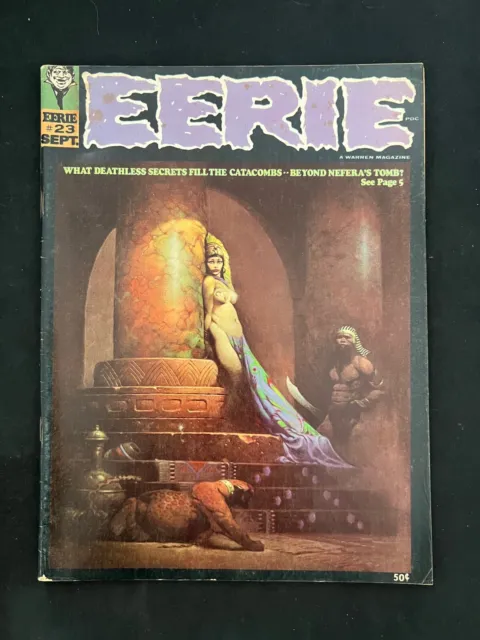 Eerie Magazine #23 (1969) - Frank Frazetta Classic Cover - Warren - VG-