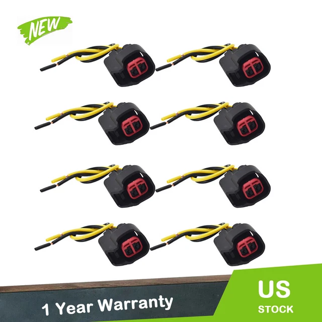 Fuel Injector Connector Pigtail Wire For Dodge LS2 LS3 GM Ford EV6 EV14 USCAR