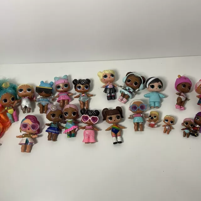 HUGE Lot of LOL Surprise Dolls, Lil Sisters, Pets, Accessories Clothes