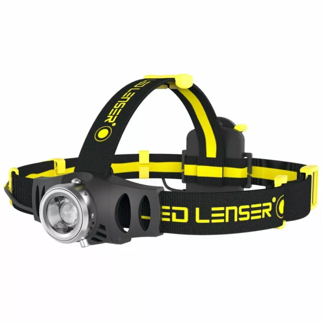 LED LENSER iH6R Headlamp Flashlight Light Head Lamp 5 - 200 Lumen Black Yellow