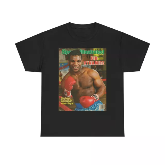 Mike Tyson T-shirt vintage boxing magazine cover retro UFC Unisex Heavy Cotton
