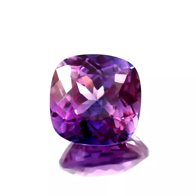 5.80Ct Natural Certified Pink Purple Taaffeite Cushion Cut Loose Gemstone