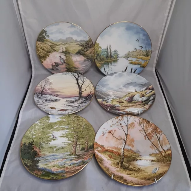 Royal Doulton AT PEACE WITH NATURE Full Set Of 6 Limited Edition Plates