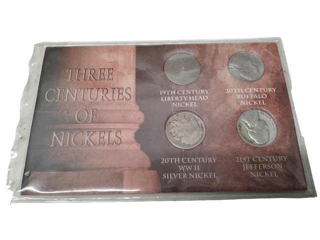 Three Centuries of Nickels Sealed Collection 1892 Liberty Head / 1926 Silver +