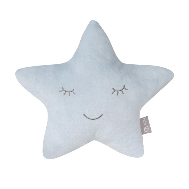 Cojín de peluche y decoración Roba Kids estrella estilo azul claro cielo EXCELENTE