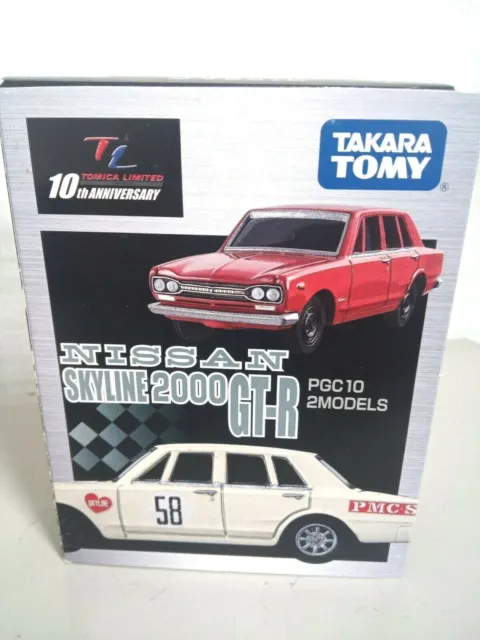 Tomica Limited 10 Anniversary NISSAN SKYLINE 2000GT-R (PGC10) 2 Models Japan.