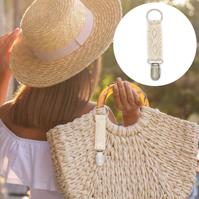 Hat Keeper Clip with Spring Soft Close Tightly Travel Hat Clip Cozy