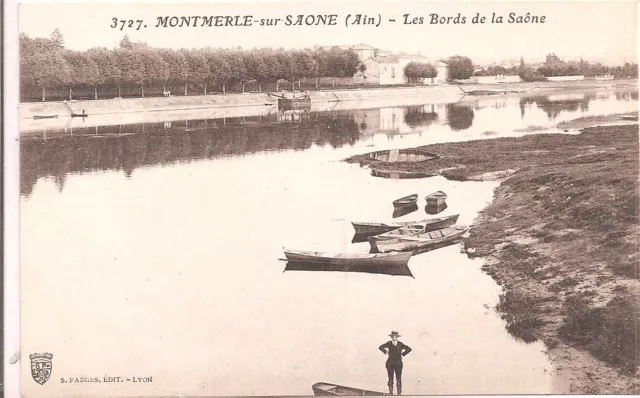 CPA - Montmerle-sur-Saône - Les Bords de la Saône