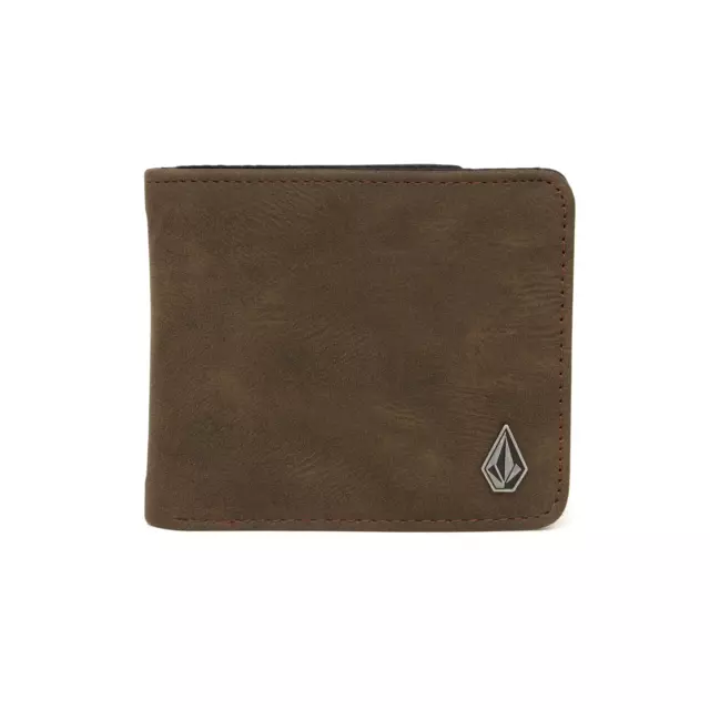 Volcom Slim Stone PU Geldbörse - braun