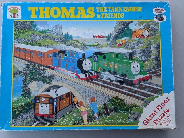 VINTAGE THOMAS THE tank engine & Friends Floor Puzzle - 26 chunky piece ...