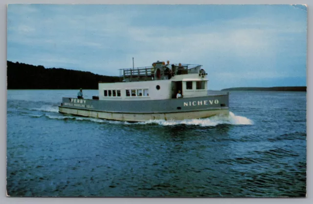 Nichevo Bayfield Madeline Island Ferry Apostle Islands Lake Superior Postcard