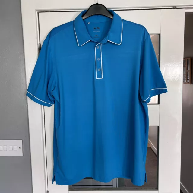 Adidas Golf Polo Shirt - Size L - Adidas Golf Puremotion - Light Blue