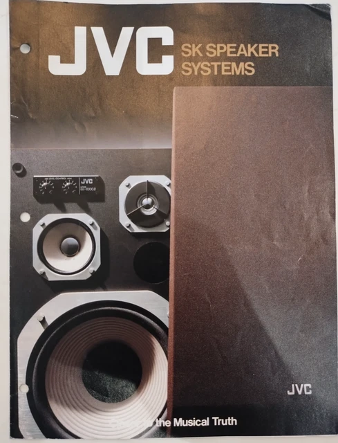 JVC SK-1000 SK-700 SK-500 Speaker Sales Factory Original Brochure