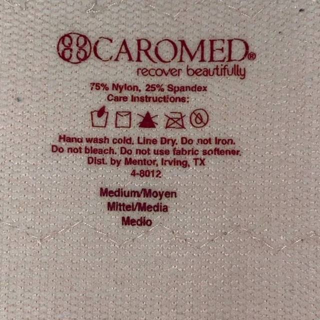 EUC CAROMED POST OP Lipo Surgical Girdle Garment Size Medium £59.13