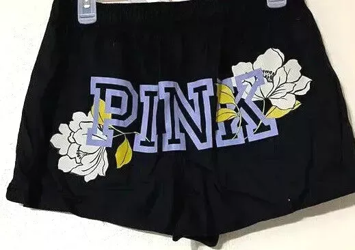 VICTORIAS SECRET~ICONIC PINK Signature PAJAMA PJ Sleep shorts