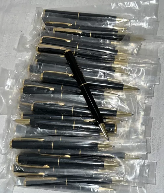 49 X JOB LOT Metal Body Executive Propelling Pencil Black Fine Lead Refill Gift 3