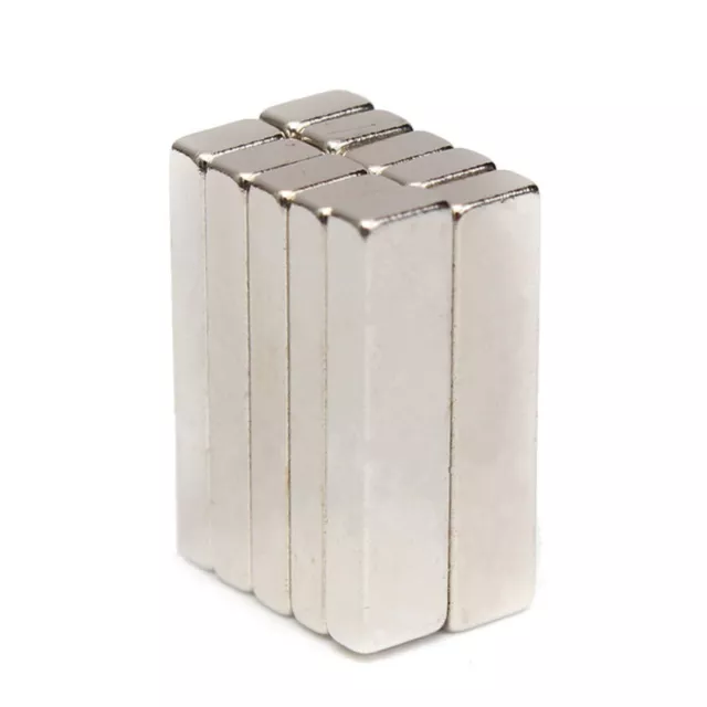 1/5pcs Super Solide Bloc Cuboïde N50 Aimants Rare Terre Néodyme 20 x 5 x 3mm