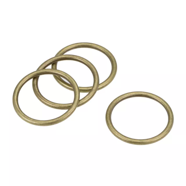 4 pz fibbia 1.2"(30mm) anello O Tono bronzo attrezzi borse artigianato Fai Da Te