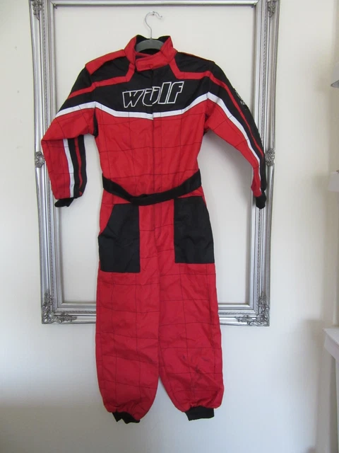 Tuta da corsa Wulfsport bambini motocross moto kart off road dice L 44 sull'etichetta?