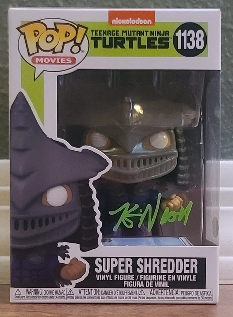 Funko pop Super Shredder #1138 Vinyl Figure TMNT Signed by Kevin Nash w/COA