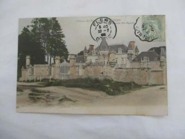 Cpa Orne 61 Chateau Des Environs De Bagnoles