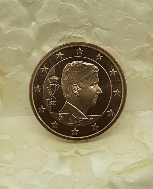 BELGIQUE 2015 : 1 pièce de 2 cents du BE. PROOF.