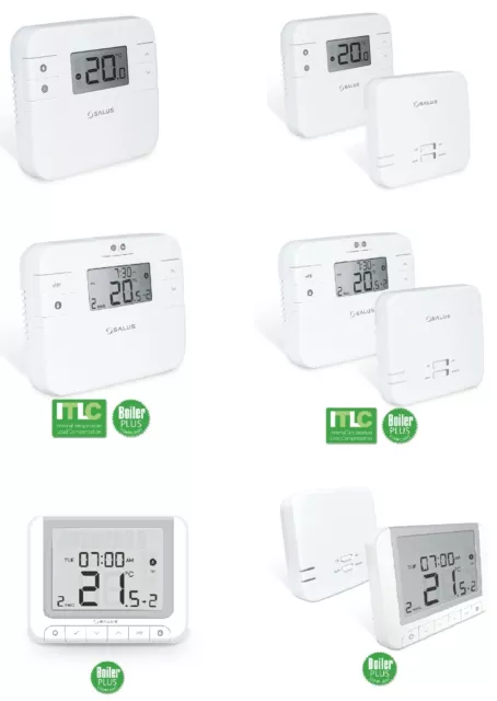 Salus Controles a Elegir Digital LCD Electrónico Calefacción Central Habitación