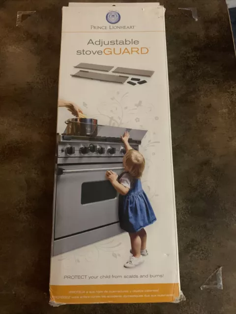 Prince Lionheart Shield-A-Burn Adjustable Stovetop Oven Stove Guard 0089