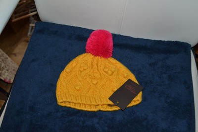 Catimini bonnet neuf catimini double polaire  ponpon bleu taille 51 f ou g tres chaud** 