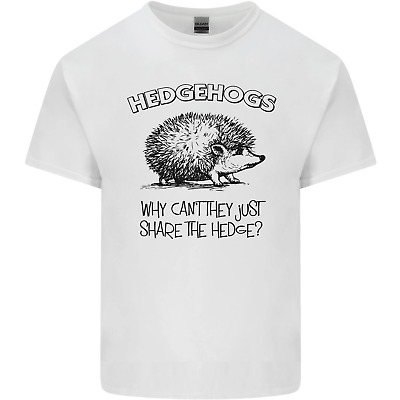Hedgehogs Just Share the Hedge Funny Mens Cotton T-Shirt Tee Top