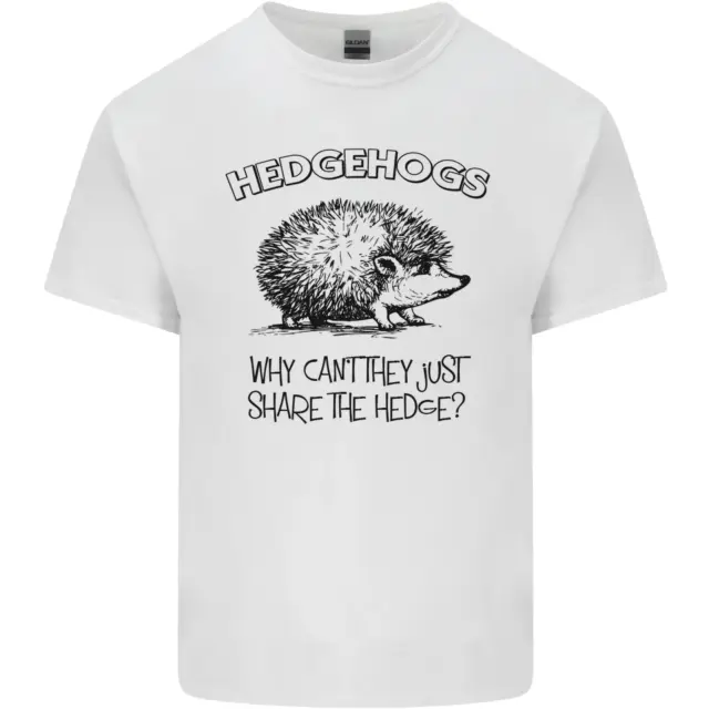 Hedgehogs Just Share the Hedge Funny Mens Cotton T-Shirt Tee Top