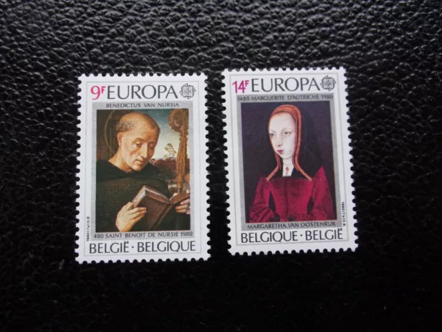 BELGIQUE - timbre yvert/tellier n° 1970 1971 n** MNH (CYN42) (A)