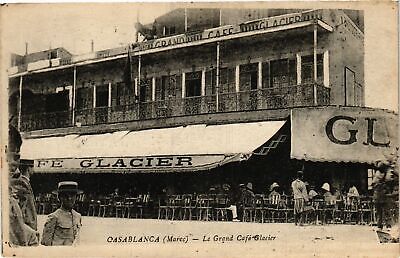 CPA ak morocco casablanca-le grand Café-Glacier (190034)