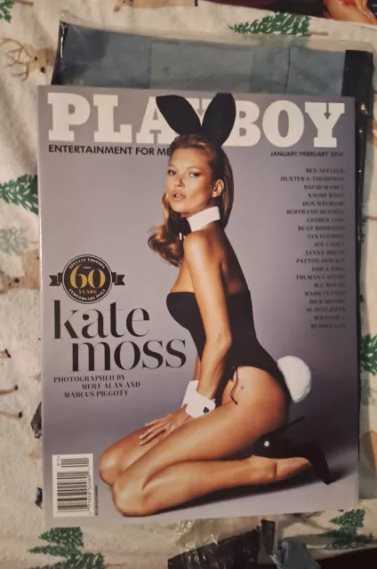 PLAYBOY MAGAZINE JANUARY/FEBRUARY 2014 Kate Moss Excellent