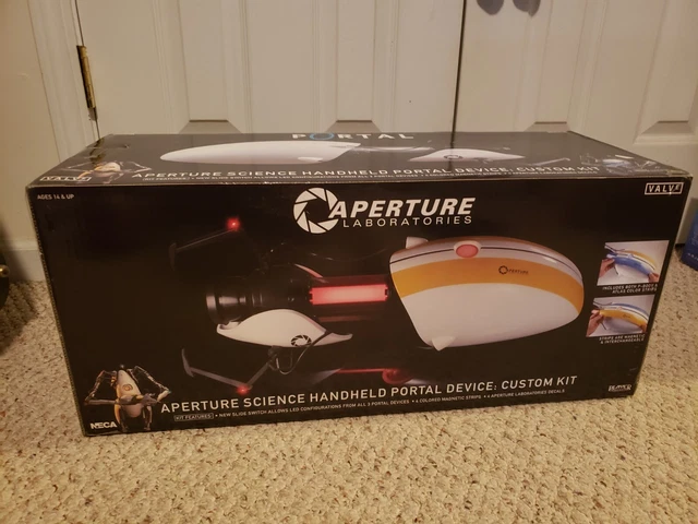 NECA Aperture Handheld Portal Device Gun Full Size Valve 1st Edition Custom Kit