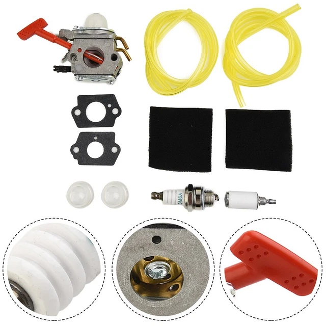 Zoegneer Vergaser-Kit Für Echo CS3000/CS3400 Kettensägen – Inkl. Luftfilter, Dichtung & Kraftstoffleitungen | Ersatz Für WT-589-1