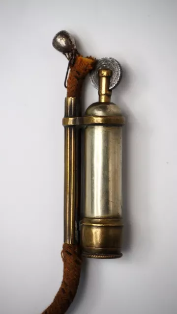 Antique Petrol Gasoline Rope Lighter #K32