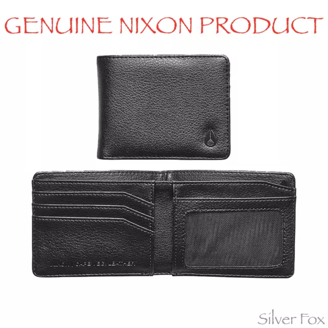 Nixon Cape Vegan Leather Black Mens Wallet Brand New With Tags