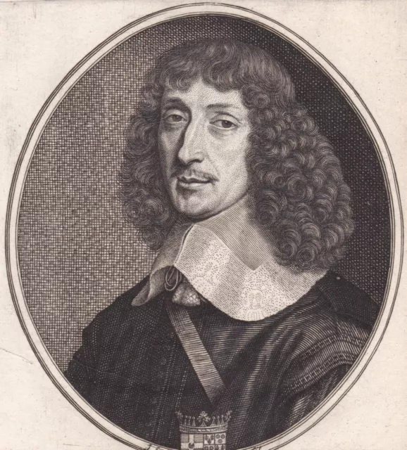 17th century portrait of Henri du Plessis-Guénégaud Marquis de La Garnache Boissevin 1652