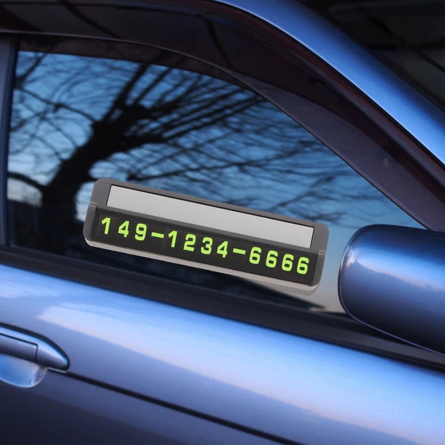 VEHICLE TEMPORARY STOP Number Sign Reversing Buzzer Parking £10.16 ...