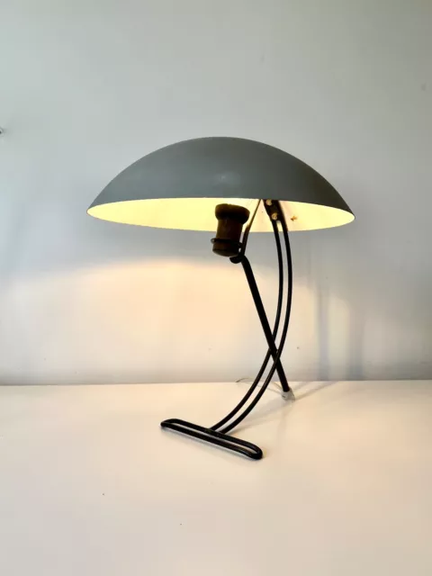 Original Mid century 1950s edition NB100 table lamp by Louis Kalff for Philips.