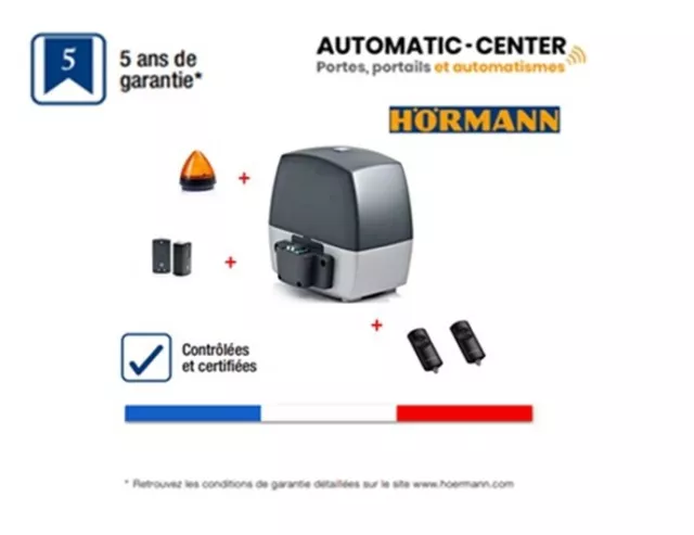 HORMANN KIT LINEAMATIC POUR PORTAIL COULISSANT sans crémaillères